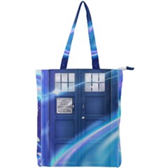 Tardis Space Double Zip Up Tote Bag