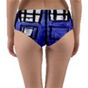 Tardis Painting Reversible Mid-Waist Bikini Bottoms View2