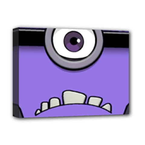 Evil Purple Deluxe Canvas 16  X 12  (stretched) 