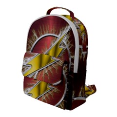 Flashy Logo Flap Pocket Backpack (large)