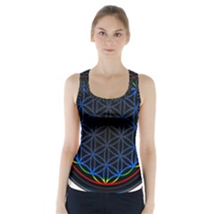 Flower Of Life Racer Back Sports Top