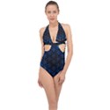 Flower Of Life Halter Front Plunge Swimsuit View1