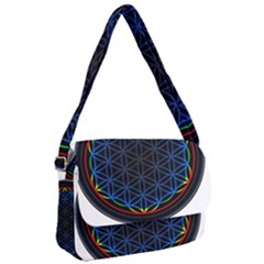 Flower Of Life Courier Bag by Sudhe