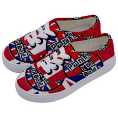 Punk Not Dead Music Rock Uk United Kingdom Flag Kids  Classic Low Top Sneakers by Sudhe