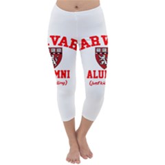 Harvard Alumni Just Kidding Capri Winter Leggings  by Sudhe