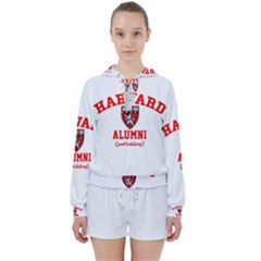 Harvard Alumni Just Kidding Women s Tie Up Sweat by Sudhe