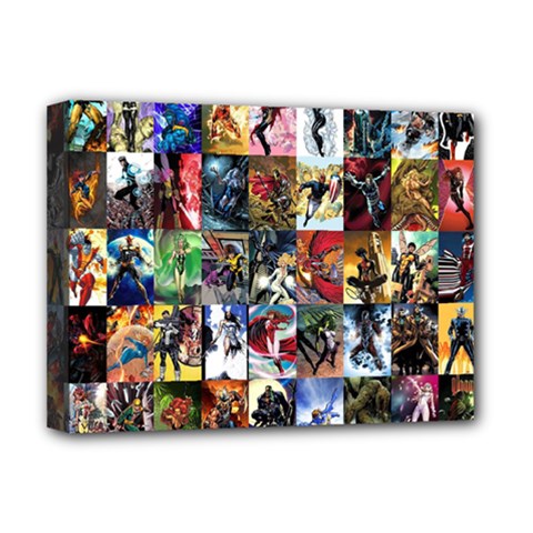 Comic Book Images Deluxe Canvas 16  X 12  (stretched) 