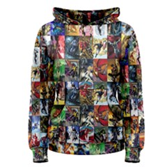 Comic Book Images Women s Pullover Hoodie by Sudhe
