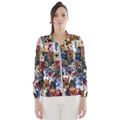 Comic Book Images Windbreaker (women)