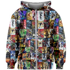 Comic Book Images Kids  Zipper Hoodie Without Drawstring by Sudhe