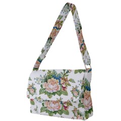 Summer flowers pattern Full Print Messenger Bag