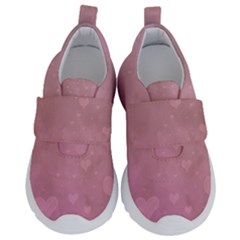 Lovely Hearts Kids  Velcro No Lace Shoes