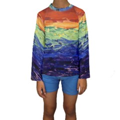 Days Of Future Past Kids  Long Sleeve Swimwear