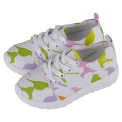 Bird Watching - Colorful Pastel Kids  Lightweight Sports Shoes by WensdaiAmbrose