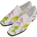 Bird Watching - Colorful Pastel Slip On Heel Loafers View2