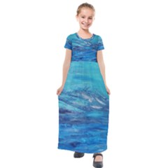 Into The Chill  Kids  Short Sleeve Maxi Dress