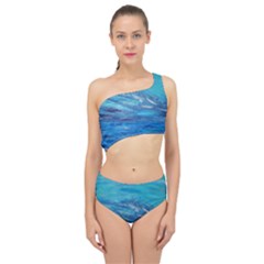 Into The Chill  Spliced Up Two Piece Swimsuit by arwwearableart