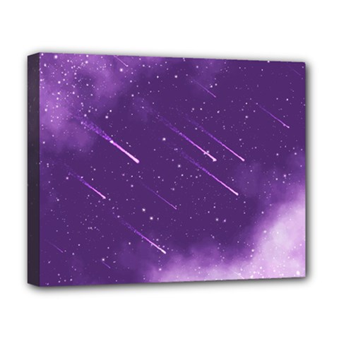 Meteors Deluxe Canvas 20  X 16  (stretched) by bunart