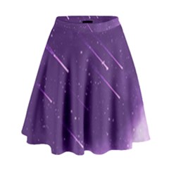 Meteors High Waist Skirt by bunart