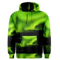 Aurora Borealis Northern Lights Sky Men s Pullover Hoodie by Sudhe