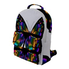 Abstract Animal Art Butterfly Flap Pocket Backpack (large) by Sudhe