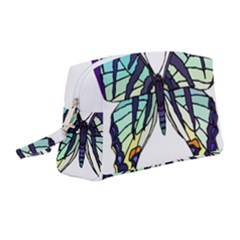 A Colorful Butterfly Wristlet Pouch Bag (Medium)