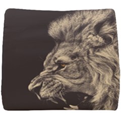 Angry Male Lion Seat Cushion by Sudhe