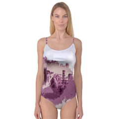 Abstract Painting Edinburgh Capital Of Scotland Camisole Leotard  by Sudhe