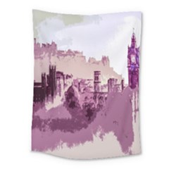Abstract Painting Edinburgh Capital Of Scotland Medium Tapestry by Sudhe