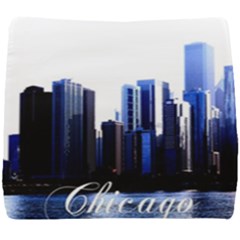 Abstract Of Downtown Chicago Effects Seat Cushion