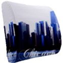 Abstract Of Downtown Chicago Effects Seat Cushion View2