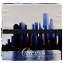 Abstract Of Downtown Chicago Effects Seat Cushion View4
