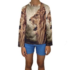 Roaring Lion Kids  Long Sleeve Swimwear by Sudhe
