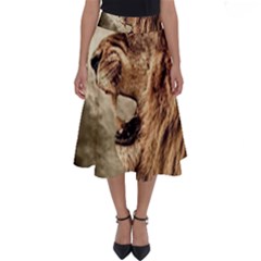 Roaring Lion Perfect Length Midi Skirt by Sudhe