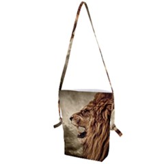 Roaring Lion Folding Shoulder Bag by Sudhe