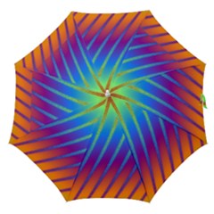 Abstract Fractal Multicolored Background Straight Umbrellas by Sudhe