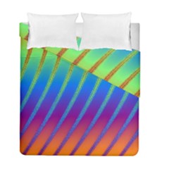Abstract Fractal Multicolored Background Duvet Cover Double Side (full/ Double Size) by Sudhe