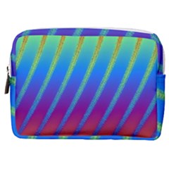 Abstract Fractal Multicolored Background Make Up Pouch (medium) by Sudhe