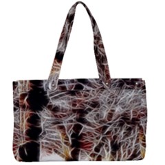 Autumn Fractal Forest Background Canvas Work Bag by Sudhe