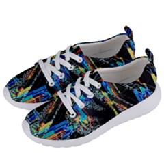 Abstract 3d Blender Colorful Women s Lightweight Sports Shoes by Sudhe