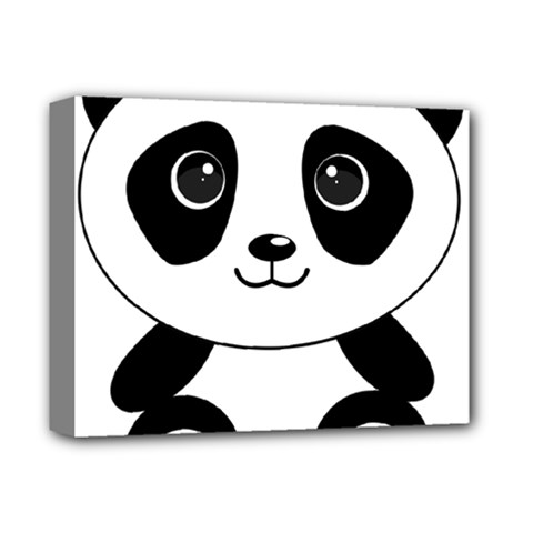 Bear Panda Bear Panda Animals Deluxe Canvas 14  X 11  (stretched)