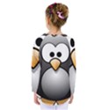 Penguin Birds Aquatic Flightless Kids  Long Sleeve Tee View2