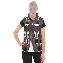 Dog Pup Animal Canine Brown Pet Women s Button Up Vest by Sudhe