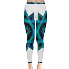 Transparent Triangles Inside Out Leggings by Sudhe