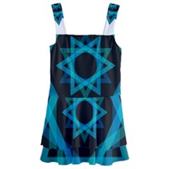 Transparent Triangles Kids  Layered Skirt Swimsuit by Sudhe