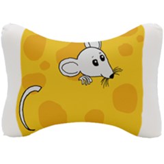 Rat Mouse Cheese Animal Mammal Seat Head Rest Cushion by Sudhe