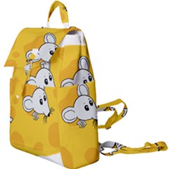 Rat Mouse Cheese Animal Mammal Buckle Everyday Backpack by Sudhe