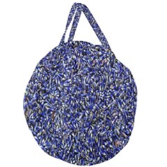 Lavender Giant Round Zipper Tote by ArtworkByPatrick