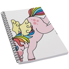 Unicorn Arociris Raimbow Magic 5.5  x 8.5  Notebook