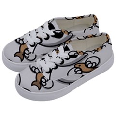 Bear Polar Bear Arctic Fish Mammal Kids  Classic Low Top Sneakers by Sudhe